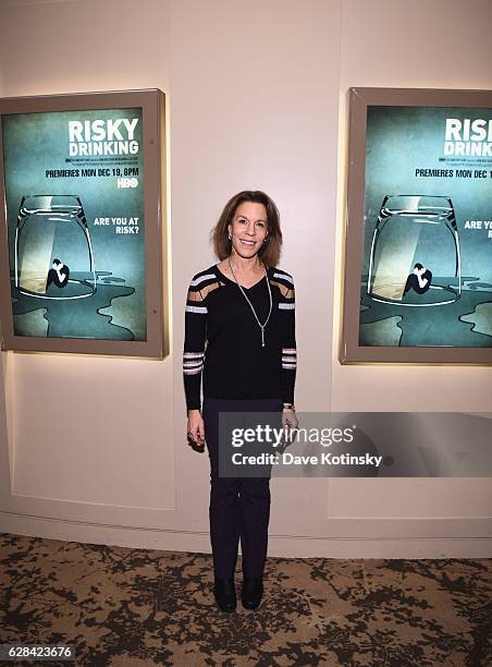 Ellen Goosenberg Kent attends the HBO Documentary Film "Risky Drinking" Premiere at HBO Theater on December 7, 2016 in New York City.