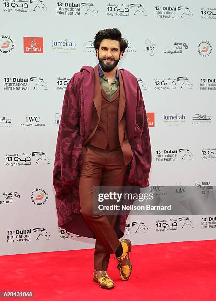 Ranveer Singh attends the Opening Night Gala during day one of the 13th annual Dubai International Film Festival held at the Madinat Jumeriah Complex...