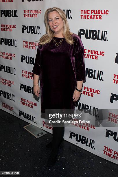 Cheryl Strayed attends "Tiny Beautiful Things" Opening Night Celebration at The Public Theater on December 7, 2016 in New York City.
