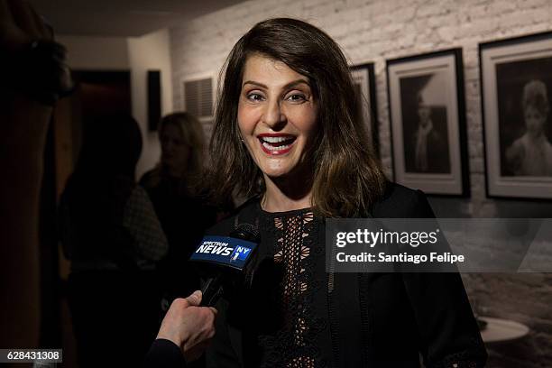 Nia Vardalos attends "Tiny Beautiful Things" Opening Night Celebration at The Public Theater on December 7, 2016 in New York City.