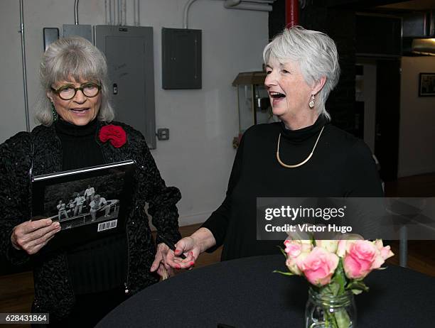 Louise Kerz Hirschfeld and Terry Corrao attend New York Book Launch "Father Daughter" by Terry Corrao on December 7, 2016 in New York City.