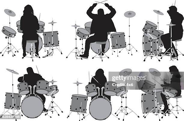 illustrations, cliparts, dessins animés et icônes de personnes jouant du tambour - batteur