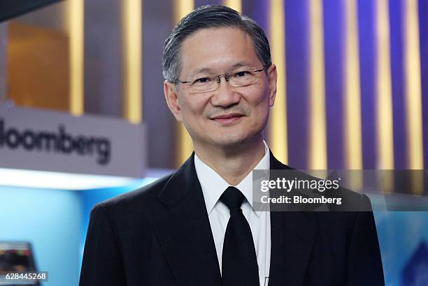 Chartsiri Sophonpanich, president of Bangkok Bank Plc, poses for a photograph following a Bloomberg Television interview at the Bloomberg Asean...