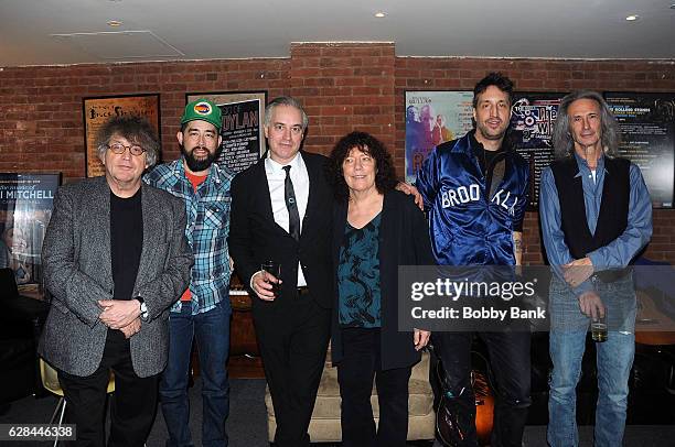 Paul Muldoon, Jackie Greene, Wesley Stace, Bridget St. John, Joseph Arthur and Lenny Kaye perform at the Stories of the Street: Celebrating the Life...