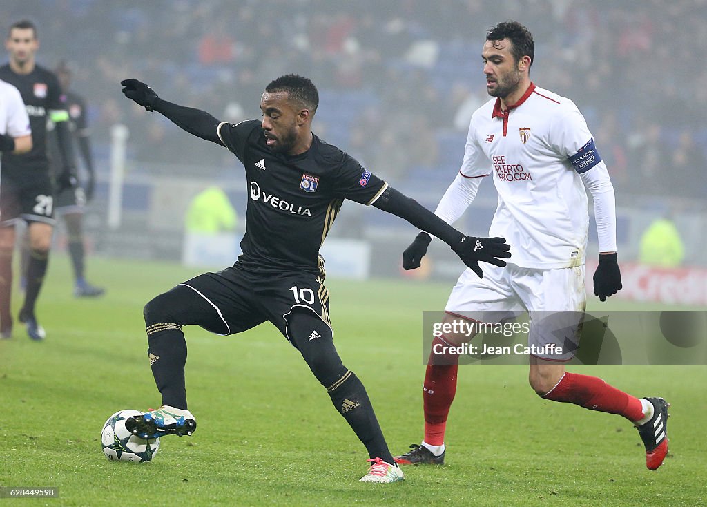 Olympique Lyonnais v Sevilla FC - UEFA Champions League