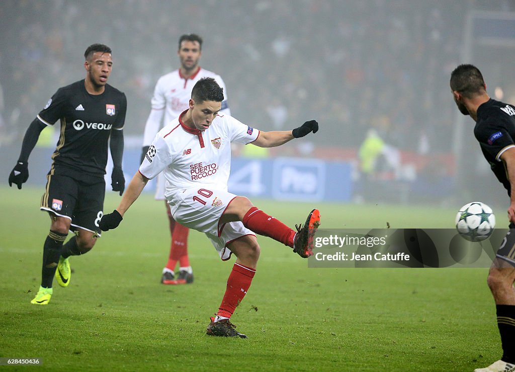 Olympique Lyonnais v Sevilla FC - UEFA Champions League