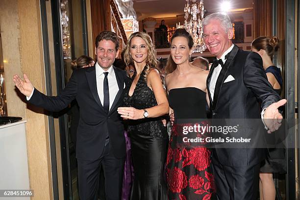 Philip Greffenius, Stefanie Schuhmacher, Evelyn Greffenius and Alexander Schuhmacher, Audi, during the 10th Audi Generation Award 2016 at Hotel...