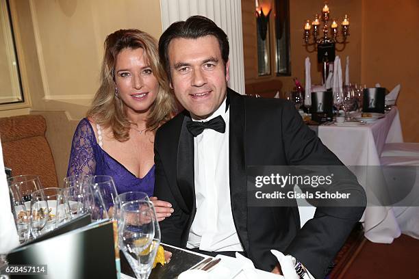 Cosima von Borsody and her husband Bernhard Hock during the 10th Audi Generation Award 2016 at Hotel Bayerischer Hof on December 7, 2016 in Munich,...