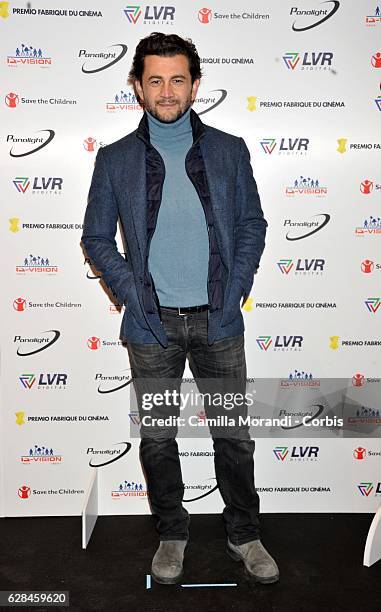 Vinicio Marchioni attends the Fabrique Du Cinema Awards In Rome on December 7, 2016 in Rome, Italy.