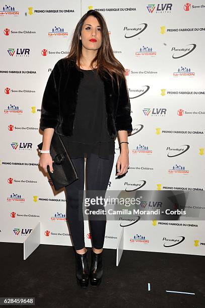Ginevra De Carolis attends the Fabrique Du Cinema Awards In Rome on December 7, 2016 in Rome, Italy.