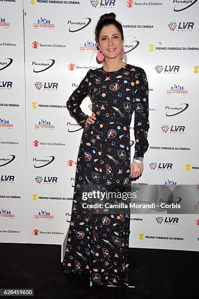 Francesca Valtorta attends the Fabrique Du Cinema Awards In Rome on December 7, 2016 in Rome, Italy.