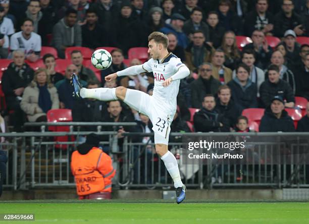 Tottenham Hotspur's Christian Eriksen during UEFA Champions League - Group E match between Tottenham Hotspur and CSKA Moscow at Wembley stadium 07...