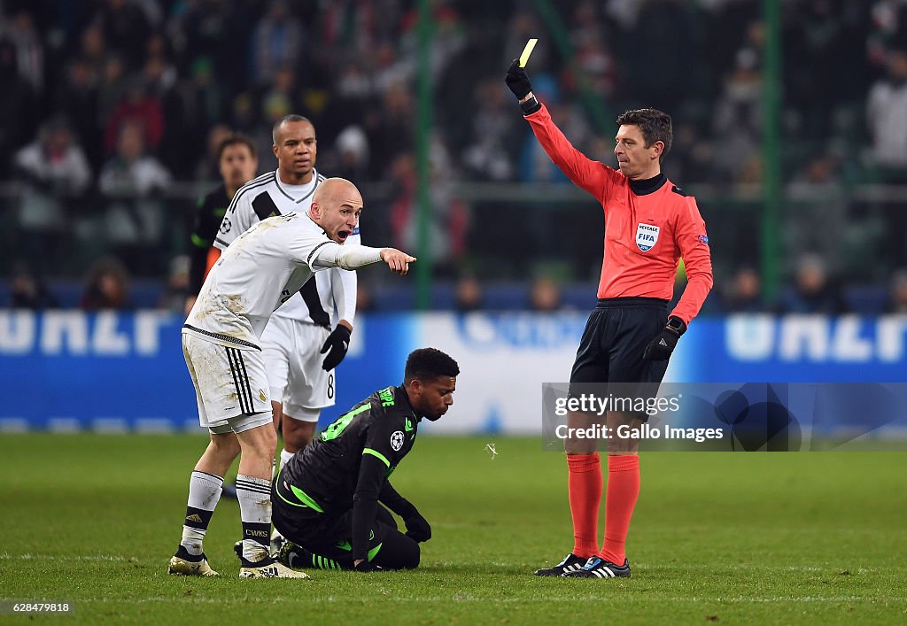 UEFA Champions League, Group Stage F: Legia Warszawa v Sporting CP