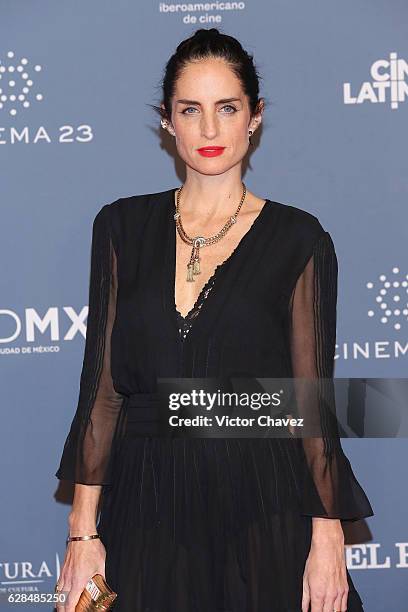 Carolina Adriana Herrera attends the Premio Iberoamericano De Cine Fenix 2016 at Teatro de La Ciudad on December 7, 2016 in Mexico City, Mexico.