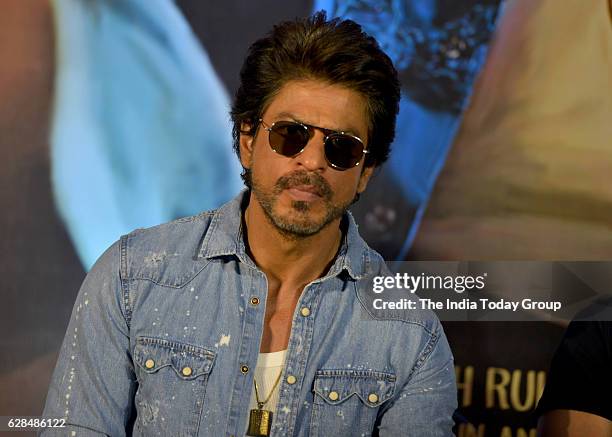 Shahrukh Khan during the trailer launch of film Raees in Mumbai. News Photo - Getty Images Shahrukh Khan during the trailer launch of film Raees in Mumbai. News Photo - Getty Images