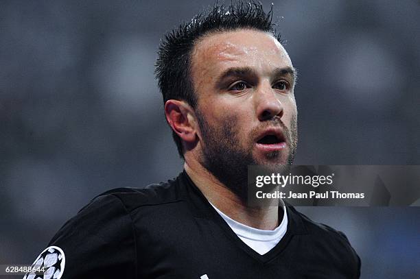 Mathieu VALBUENA of Lyon during the Champions League match between Lyon and Sevilla at Stade des Lumieres on December 7, 2016 in Decines-Charpieu,...