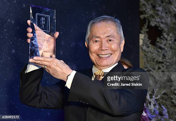George Takei attends the Hetrick-Martin Institute's 30th Annual Emery Awards: Help Me Imagine at Cipriani Wall Street on December 7, 2016 in New York...