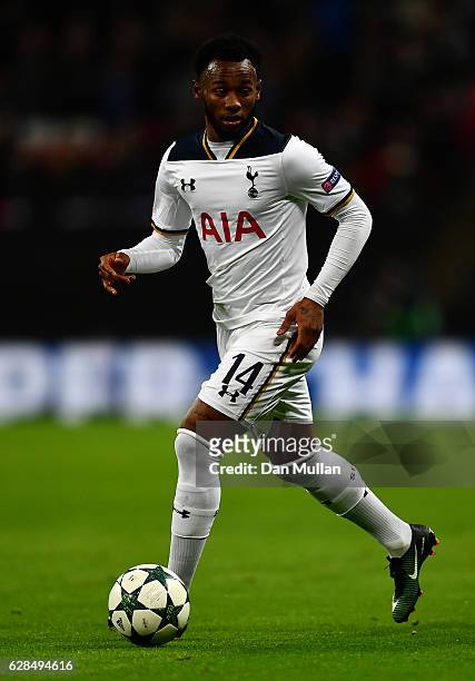 Georges-Kevin N'Koudou of Tottenham Hotspur in action during the UEFA Champions League match between Tottenham Hotspur FC and PFC CSKA Moskva at...