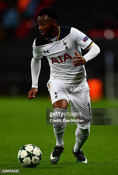 Georges-Kevin N'Koudou of Tottenham Hotspur in action during the UEFA Champions League match between Tottenham Hotspur FC and PFC CSKA Moskva at...