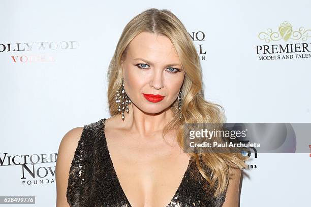 Model / Playboy Playmate Irina Voronina attends the 9th annual "Babes In Toyland" charity toy drive at Avalon on December 7, 2016 in Hollywood,...