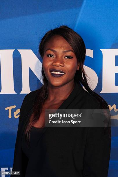 Clarisse Agbegnenou during the ceremony of Insep awards 2016 at INSEP on December 7, 2016 in Vincennes, France.