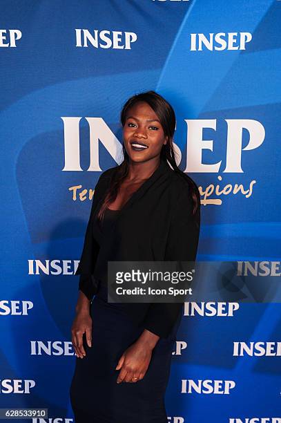 Clarisse Agbegnenou during the ceremony of Insep awards 2016 at INSEP on December 7, 2016 in Vincennes, France.
