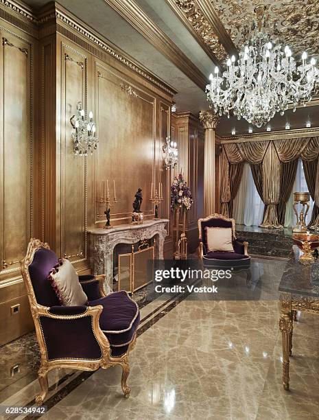 161 Gold Mansion Interior Stock Photos, High-Res Pictures, and Images ...