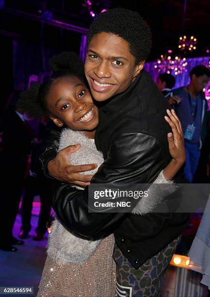 Pictured: Shahadi Wright Joseph, Ephraim Sykes --