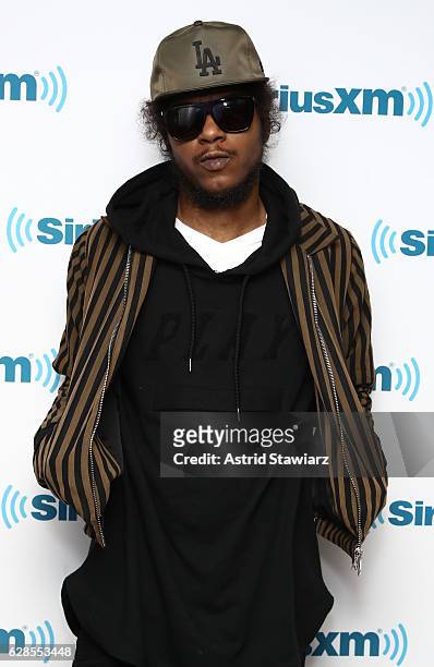 Rapper Ab-Soul visits the SiriusXM Studios on December 8, 2016 in New York City.