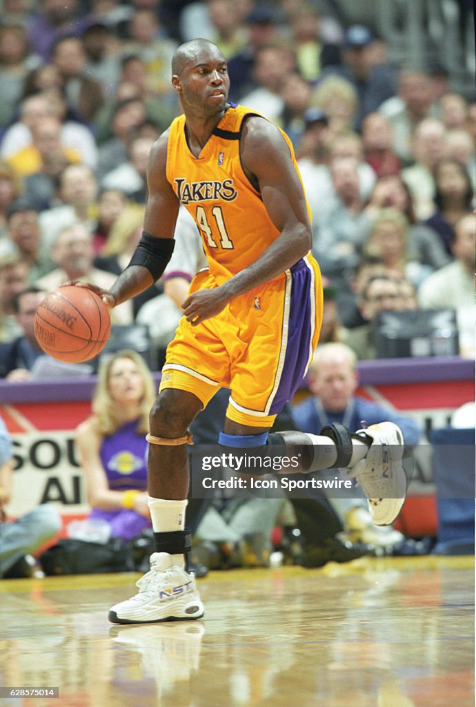 Herman Rice Nba Glen Rice of the Los Angeles Lakers during a National Basketball ...