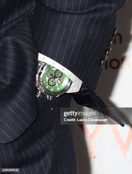 Berto Colon, watch detail, attends 37th Annual Muse Awards at New York Hilton Midtown on December 8, 2016 in New York City.