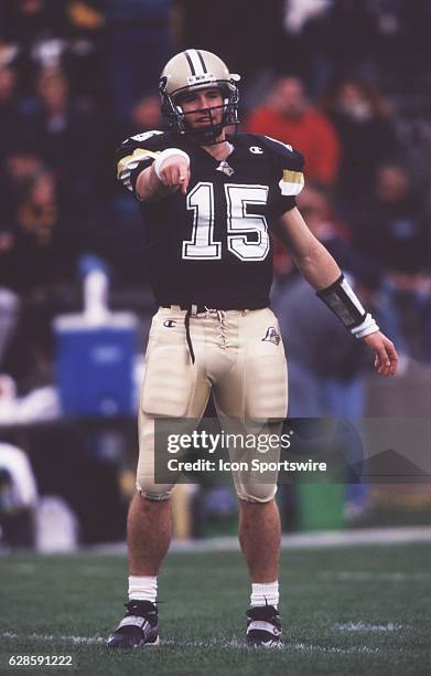 Quarterback Drew Brees of the Purdue Boilermakers during the Boliermakers 31-25 loss to Penn State Nittany Lions at Ross-Ade in West Lafayette, IN.