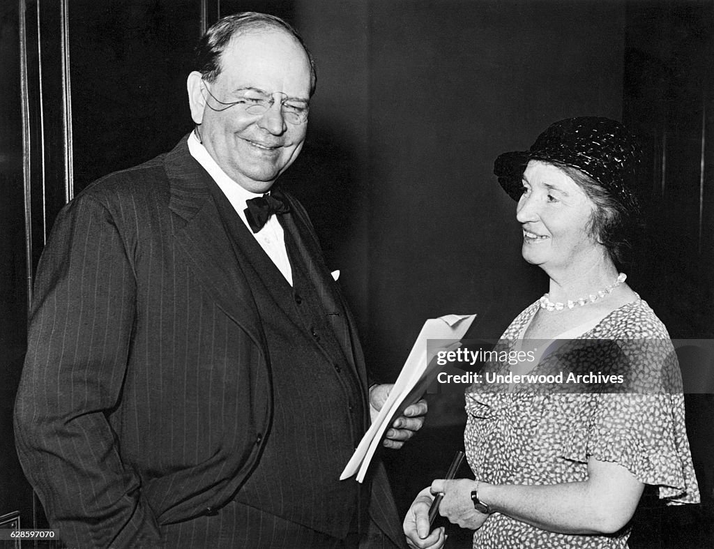 Margaret Sanger With Senator