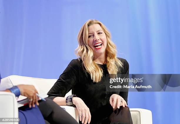 Spanx founder Sara Blakely speaks onstage during the Massachusetts News  Photo - Getty Images