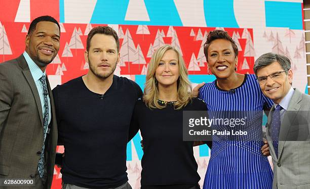 Chris Pratt is a guest on "Good Morning America," Wednesday, December 7 airing on the Walt Disney Television via Getty Images Television Network....