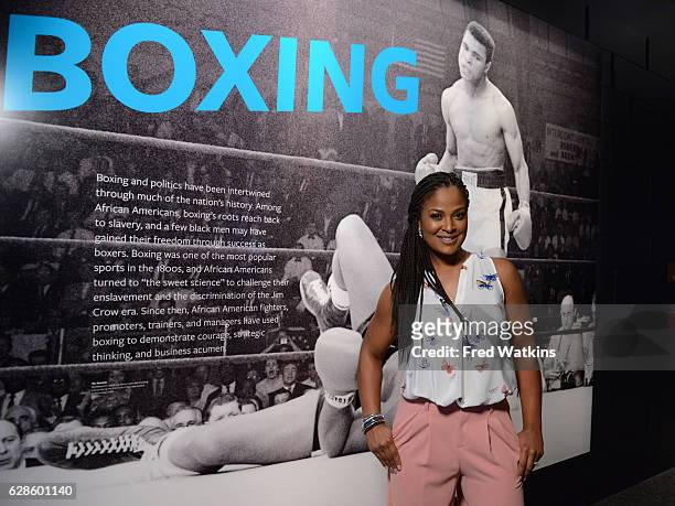 Robin Roberts tours the recently dedicated Smithsonian National Museum of African American History & Culture with Laila Ali, daughter of the late...