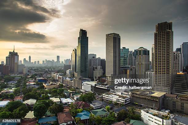 manila morining - makati stock pictures, royalty-free photos & images