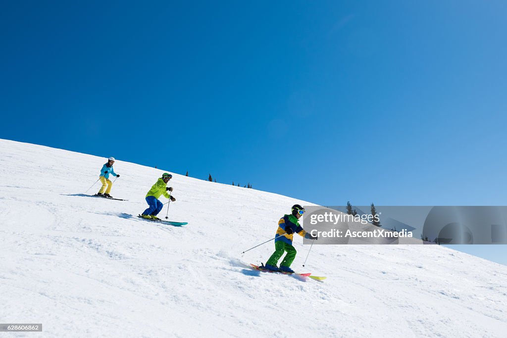 Family ski vacation