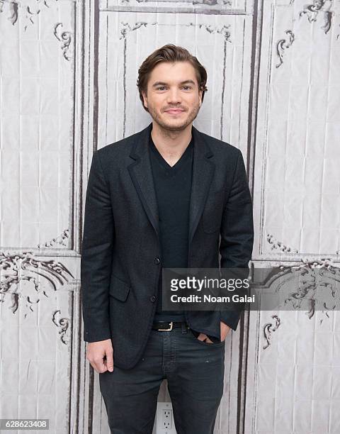 Actor Emile Hirsch visits Build Series to discuss "The Autopsy Of Jane Doe" at AOL HQ on December 8, 2016 in New York City.