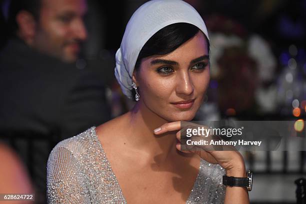 Tuba Buyukustun, Actress and IWC brand ambassador attends the fifth IWC Filmmaker Award gala dinner at the 13th Dubai International Film Festival ,...