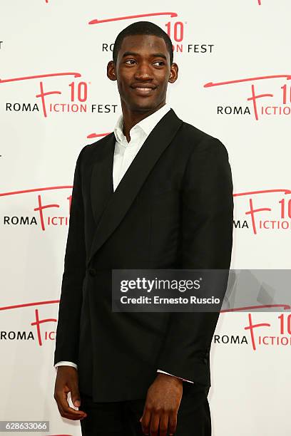 Malachi Kirby attends the 'Roots' red carpet during the Roma Fiction Fest 2016 at The Space Moderno on December 8, 2016 in Rome, Italy.