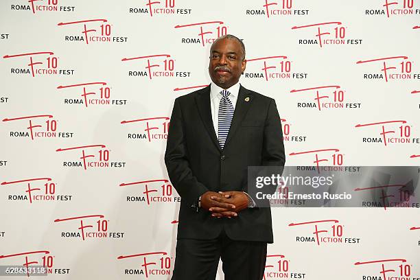 LeVar Burton attends the 'Roots' red carpet during the Roma Fiction Fest 2016 at The Space Moderno on December 8, 2016 in Rome, Italy.