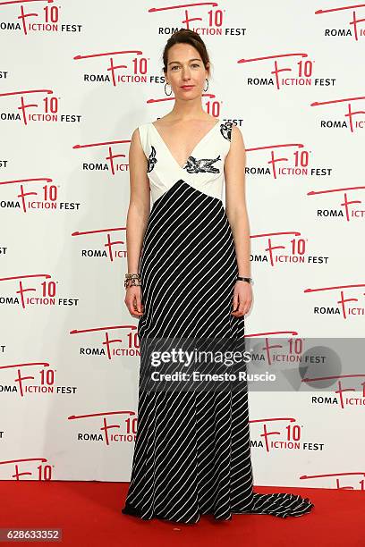 Cristiana Capotondi attends 'Di padre in figlia' red carpet during the Roma Fiction Fest 2016 at The Space Moderno on December 8, 2016 in Rome, Italy.