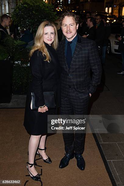 Laura Wade and Samuel West attend the Evening Standard Film Awards at Claridge's Hotel on December 8, 2016 in London, United Kingdom.