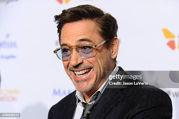 Actor Robert Downey Jr. Attends the 4th annual Wishing Well winter gala at Hollywood Palladium on December 7, 2016 in Los Angeles, California.