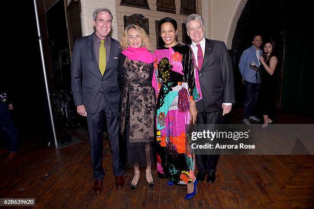 Tom Cashin, Ann Dexter-Jones, Bonnie Morrison and Jay Johnson attend ACRIA Holiday Dinner Honoring The Robert Mapplethorpe Foundation, Judith Light,...