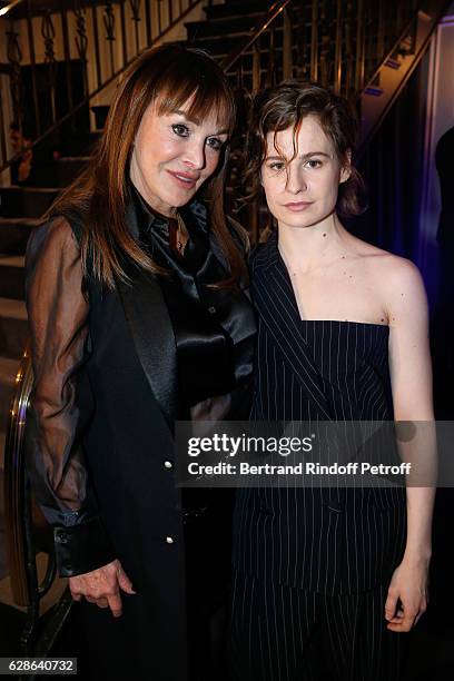 Babeth Djian and Singer of 'Christine and the Queens' Eloise Letissier attend the Annual Charity Dinner hosted by the AEM Association Children of the...