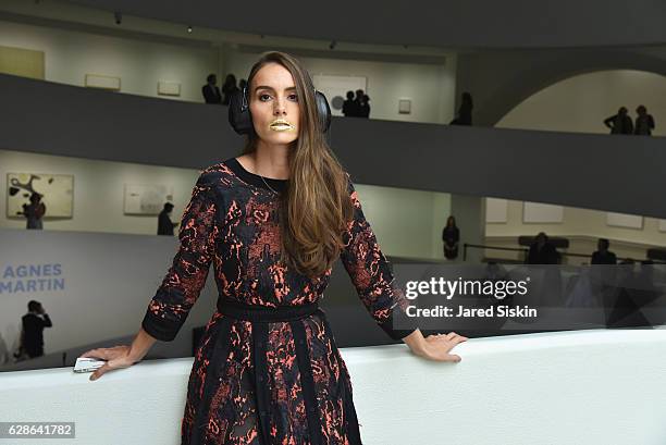 Chloe Gosselin at MARINA 70 at Solomon R. Guggenheim Museum on December 8, 2016 in New York City.