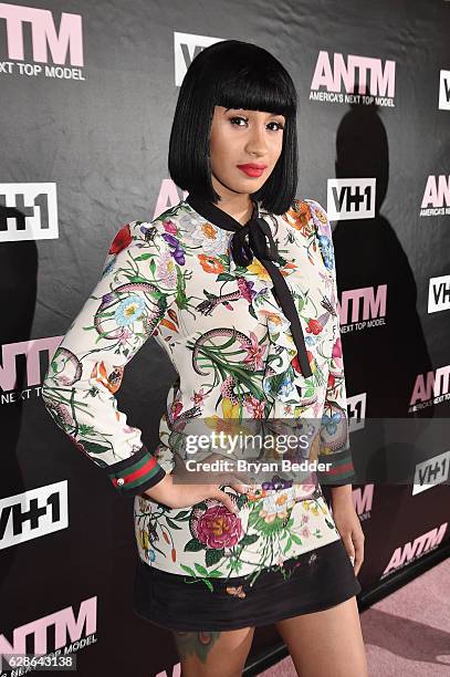 Cardi B attends the VH1 America's Next Top Model premiere party at Vandal on December 8, 2016 in New York City.