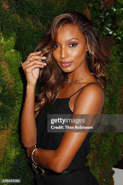 Model Jasmine Tookes attends the John Hardy Artisan in Residence Launch at John Hardy Soho Flagship on December 8, 2016 in New York City.